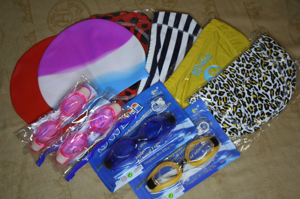 Шапочка очки для плавания  шапочки для бассейна