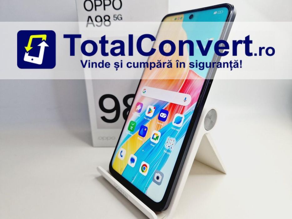 Oppo A98 5G 256GB Cool black 8GB Dual SIM, Garantie 24 luni | #R85627