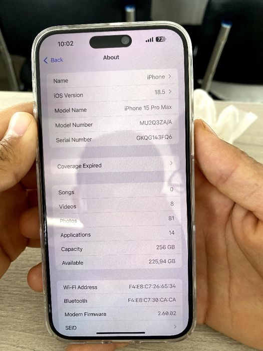 IPhone 15 Pro max 89 yomks holati ideal