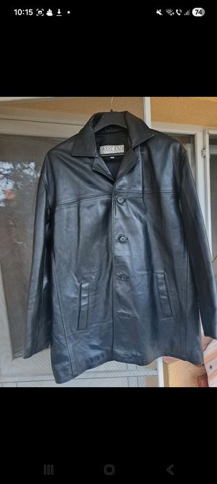Geacă bărbați din piele naturală,  Nou! Vera Pelle (XL)