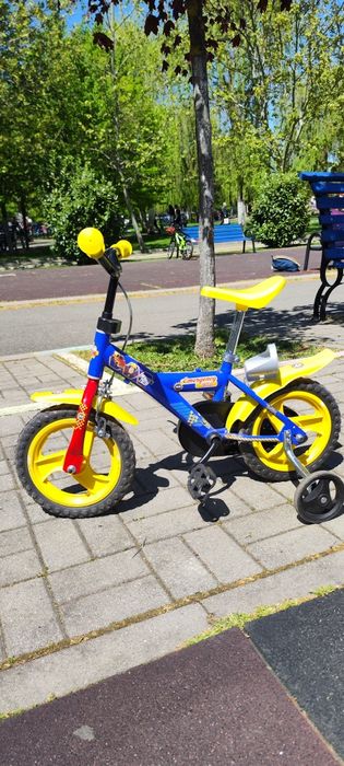 Bicicleta copii-   Dino Bikes - Bicicletă pentru copii 12" 123GL-SIP Pompierul Sam