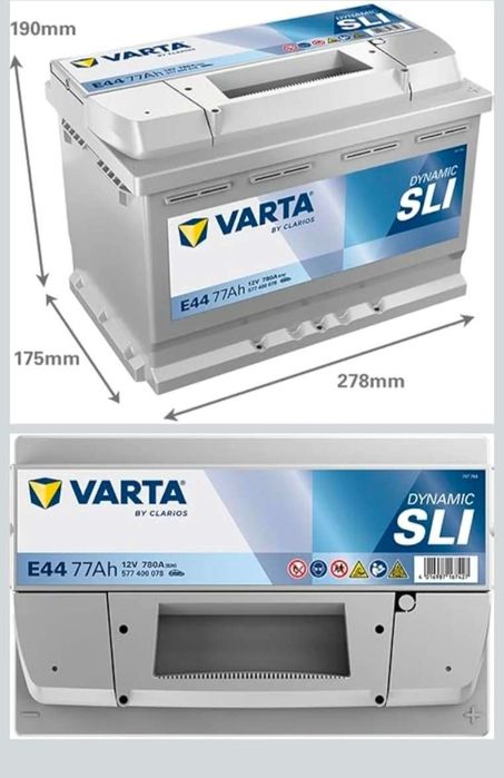 Varta 12 V E44 77 Ah Dynamic SLI