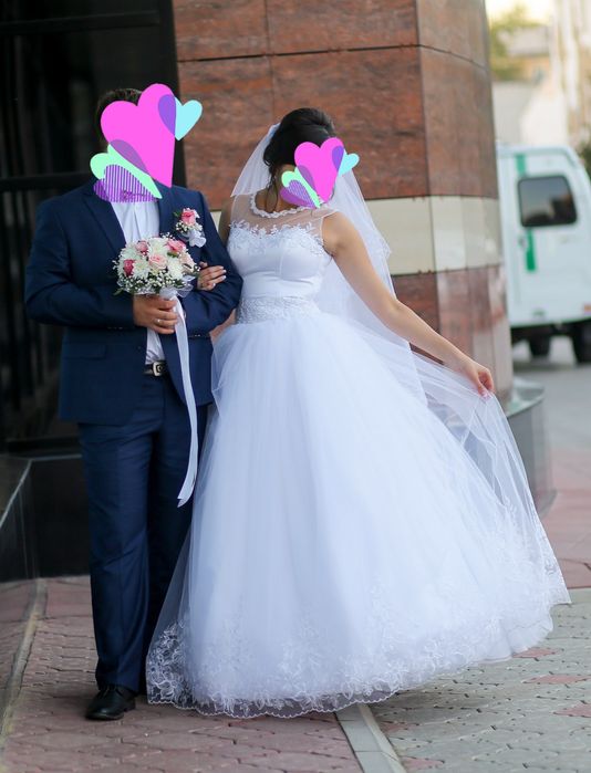 Продам красивое свадебное платье