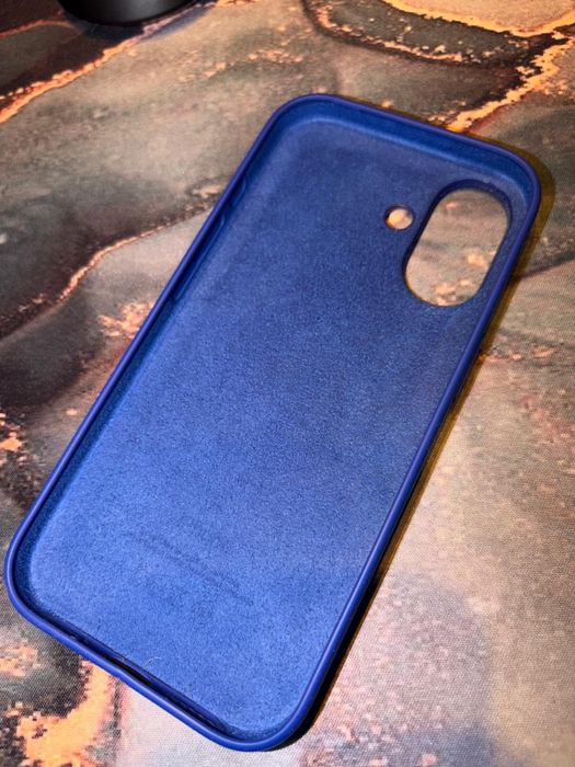Husa iPhone 16 Apple Silicone Case cu Magsafe - Ultramarine