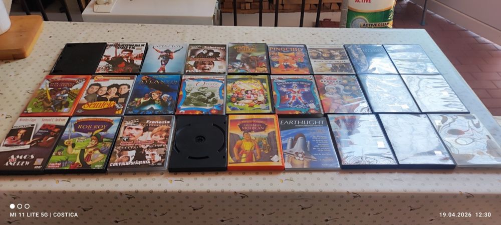 DVD-desene animate, filme, muzica-27 bucati