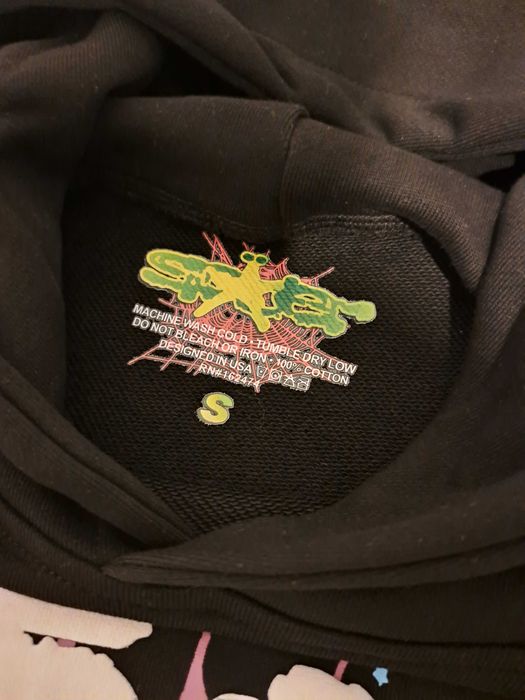 Vand hanorac spider, black and purple