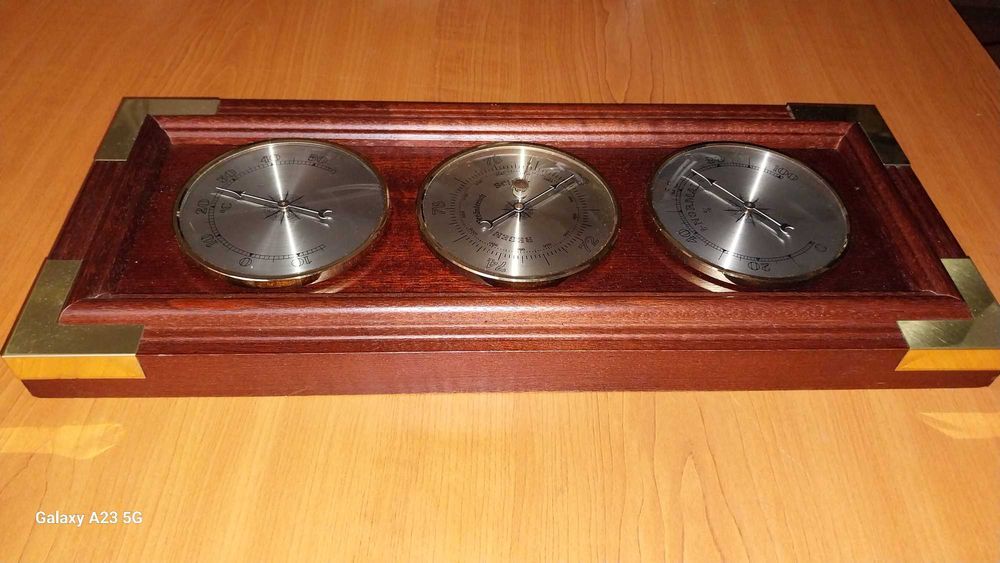 Ansamblu barometru, higrometru, termometru