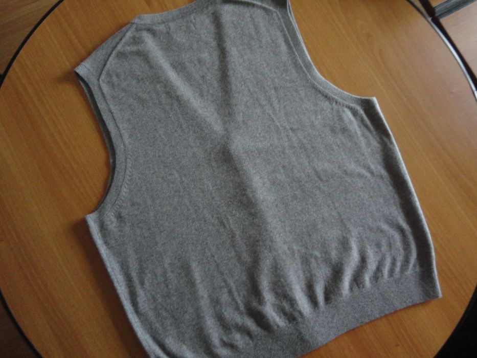 2XL Нов/100% кашмир/мъжки елек