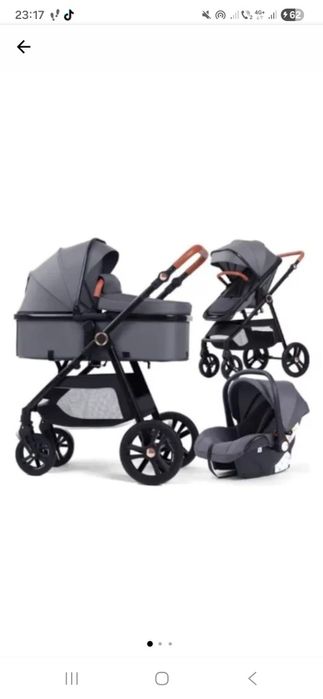Carucior 3 in 1 plus scaun de masina