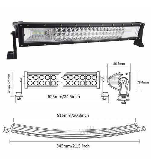 Led bar 270w Curbat