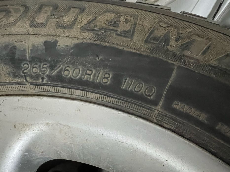 Комлект колес в сборе 265/60/18