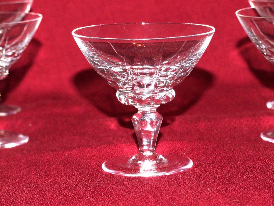 Serviciu 10 pahare de sampanie, cristal Bohemia autentic, nobile, NOI