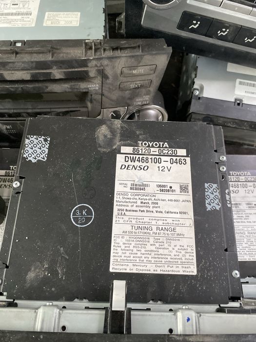 Магнитолы штатные японские