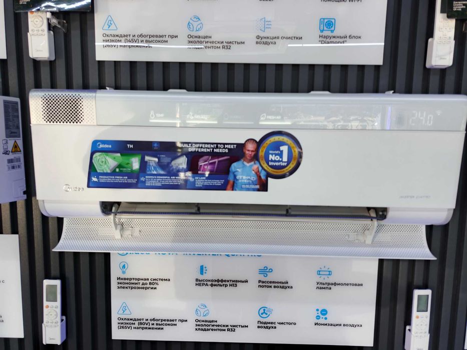 Премиум кондиционер Midea NOVA  3в1 охлаждение + вентиляция + очистка