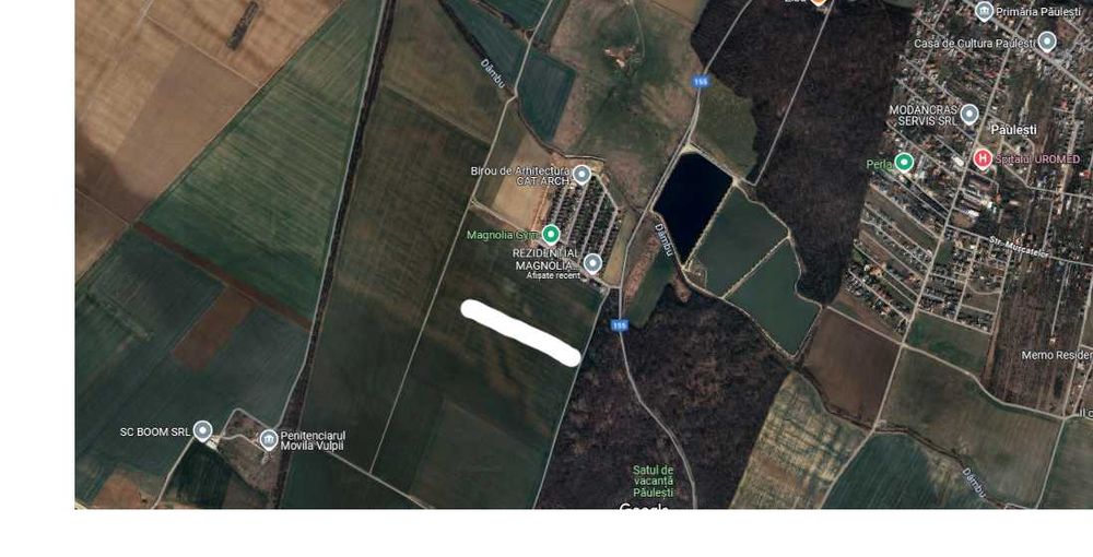 2.300 mp intravilan, zona lacuri, cartierul Magnolia Paulesti, la 5 km de Ploiesti