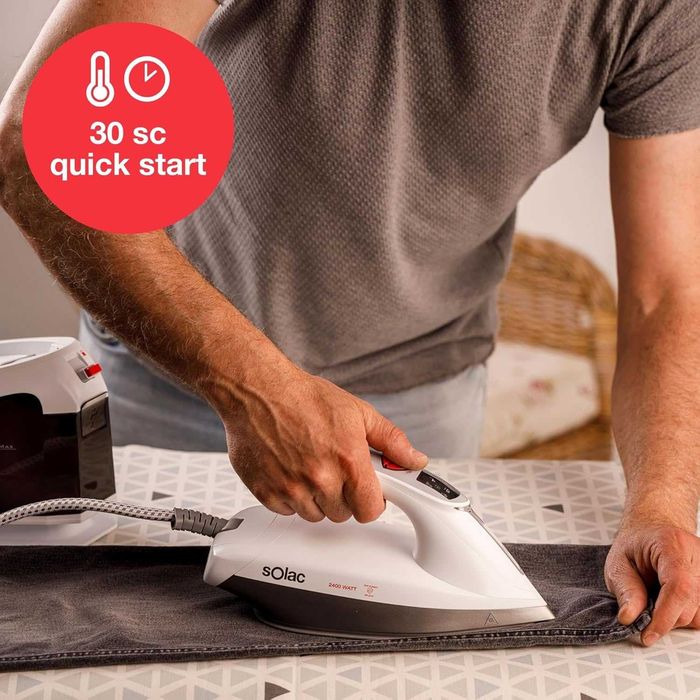 Парогенераторна ютия Solac CPB620, 2400W, 6.5 Bar, 1,5 L керамика