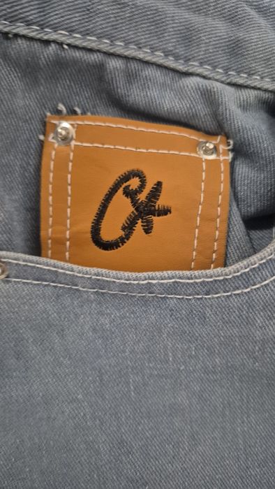 Джинсовые бегги(широкие) шорты Corteiz