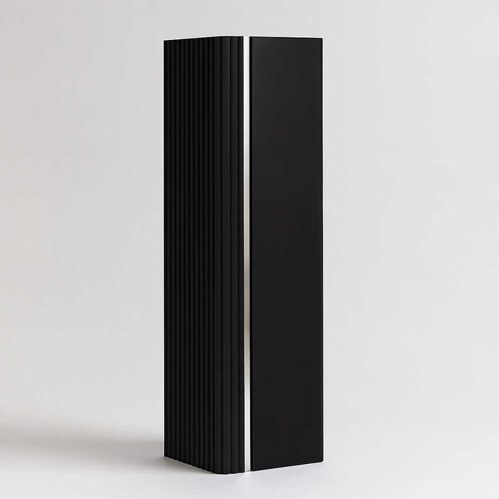 PVC шкаф за баня LINEA 60 см Black комплект