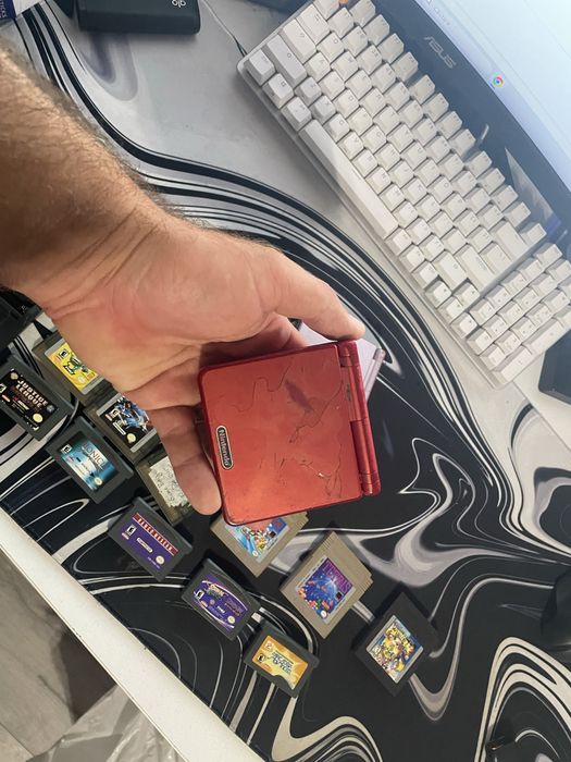 GAMEBOY Advance SP 2 console +  12 jocuri