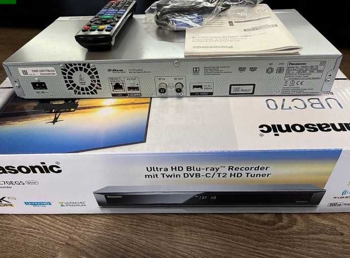 Panasonic DMR-UBC 70 Blu-ray recorder 4K nou