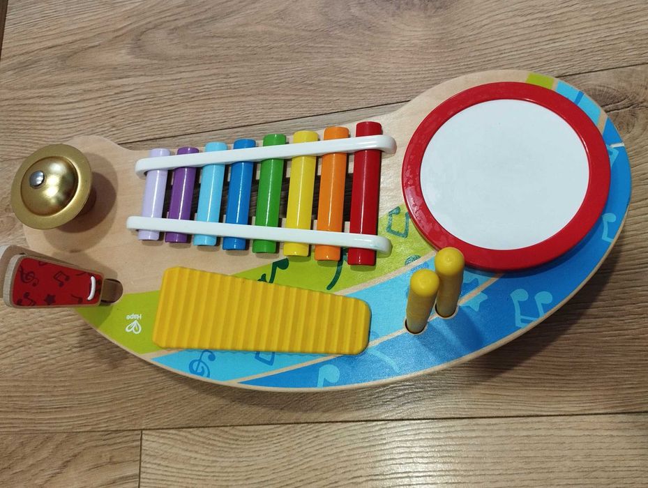 Многофункционална дървена играчка 5  в едно