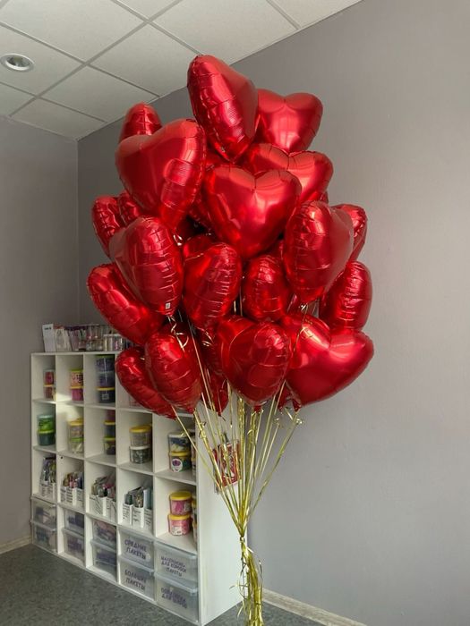 Шары Фольгированные Сердца 1000тг