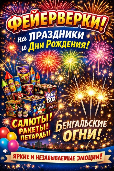 Фейерверк на праздники