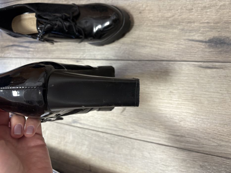 Ботильоны туфли обувь лакированные