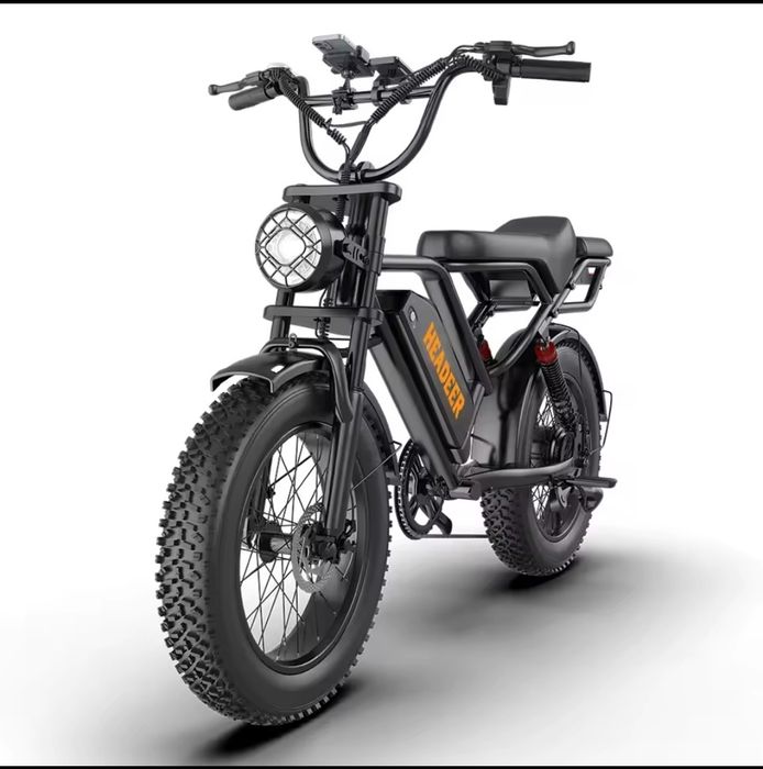 НОВ! Електрически Велосипед HEADEER BK20 (750W, 48V 20Ah,50km/h) – Fat Bike E Bike