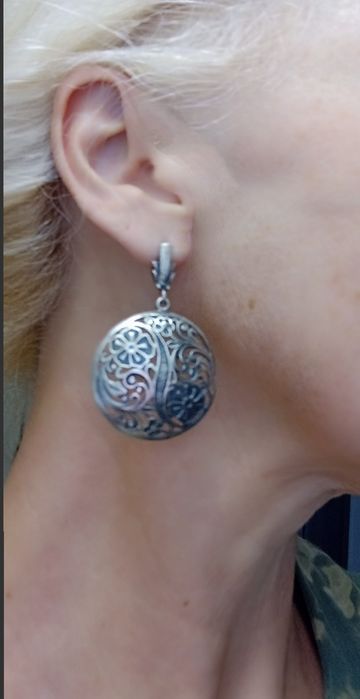 Серебро 925 пробы серьги и кольцо