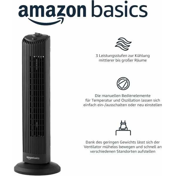 Вентилатор Amazon Basics – 71 cm