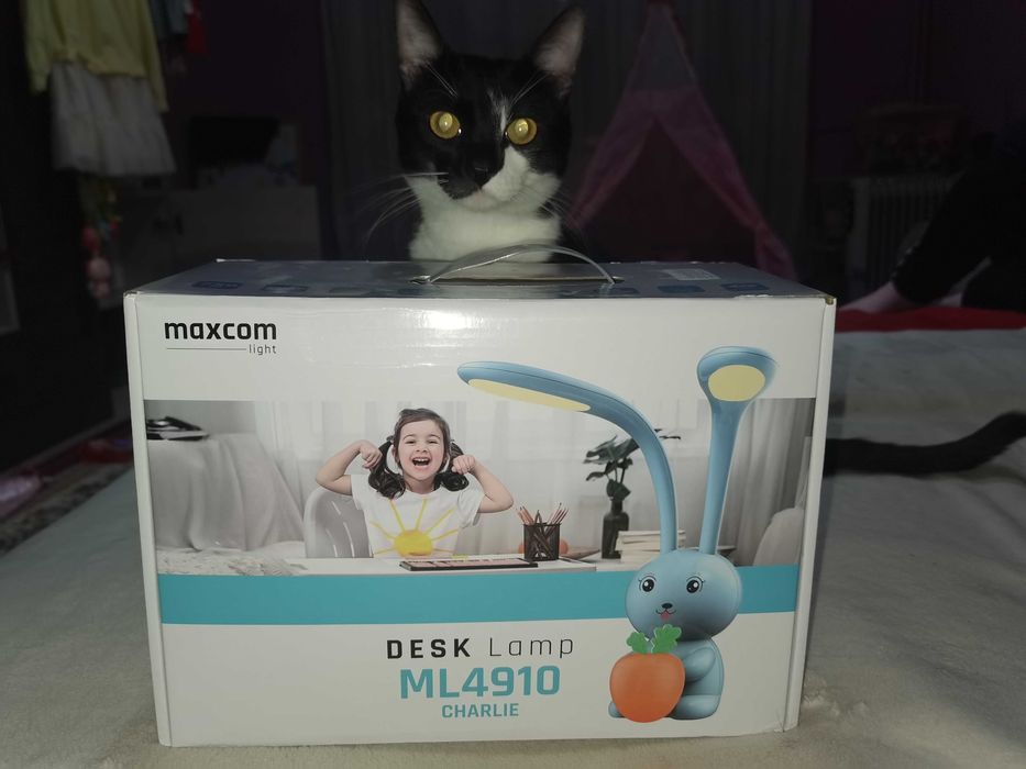 Lampa veghe birou iepuras Albastru