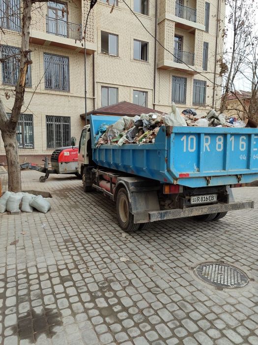 Musor olib ketish xizmati Qurilish materiallari yetkazib beramiz