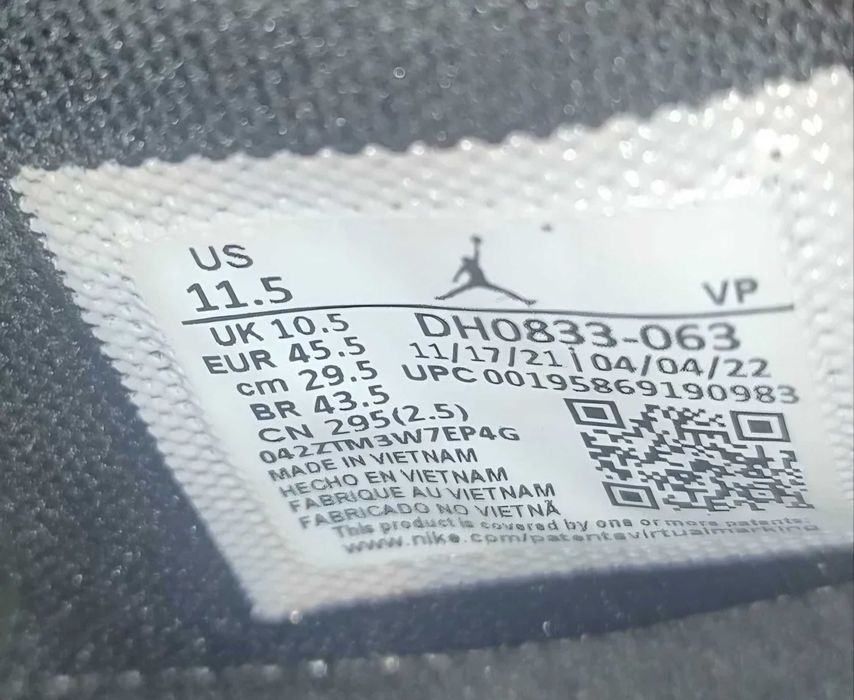 Кецове Nike Air Jordan 36 low , 45.5 номер