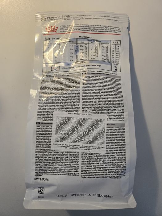 Hrana uscata pisica Royal Canin Renal Mobility 400g