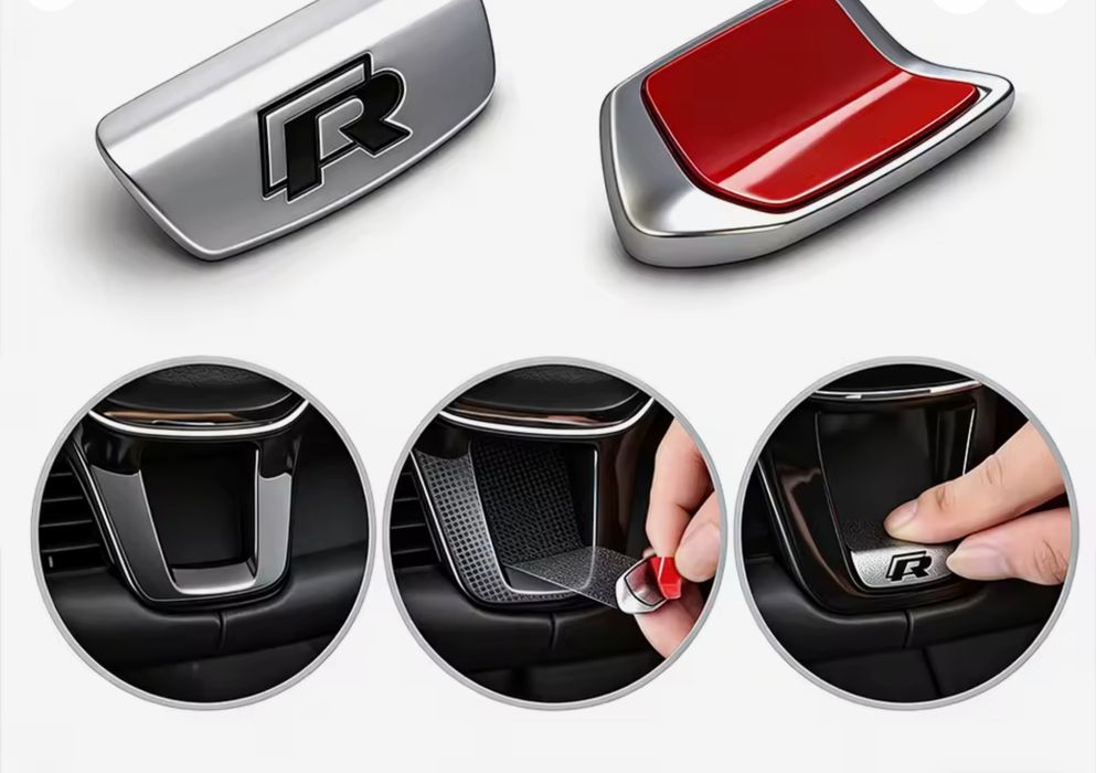 Емблема GTI  R line за волан на Фолксваген