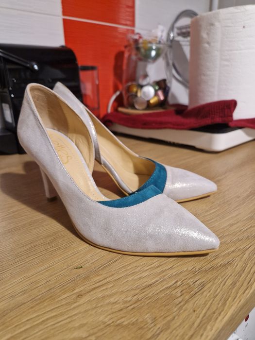 Pantofi Yvettes piele naturală