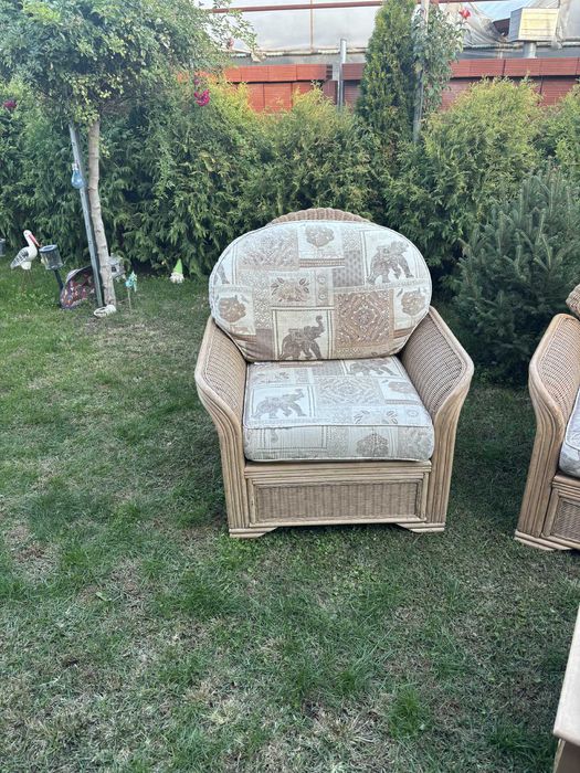 Комплект естествен ратан