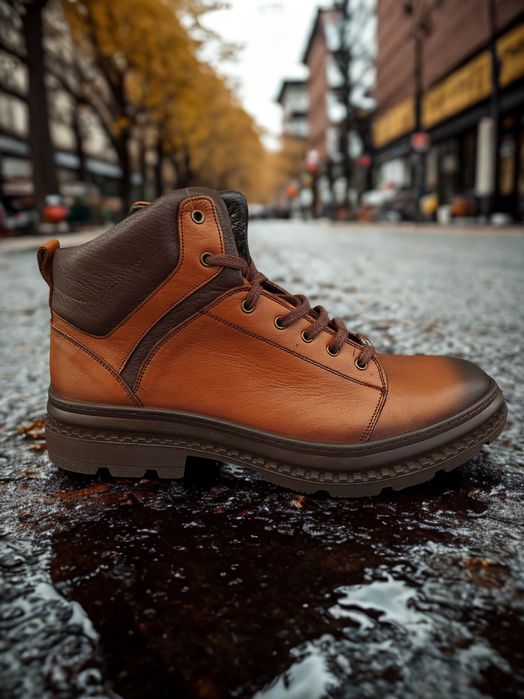 Ghete Enzo Bertini piele naturală cool top