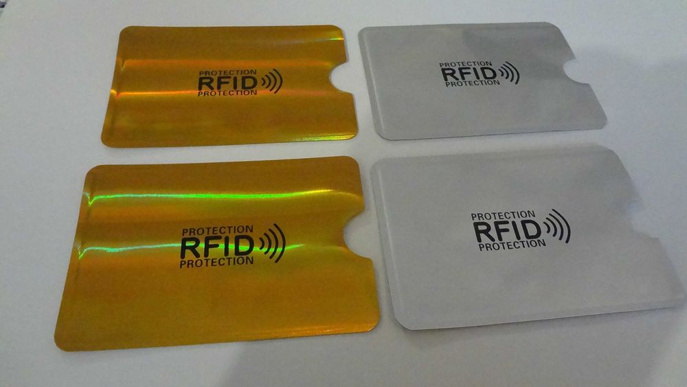 RFID защита за безконтактни банкови карти (4 броя)