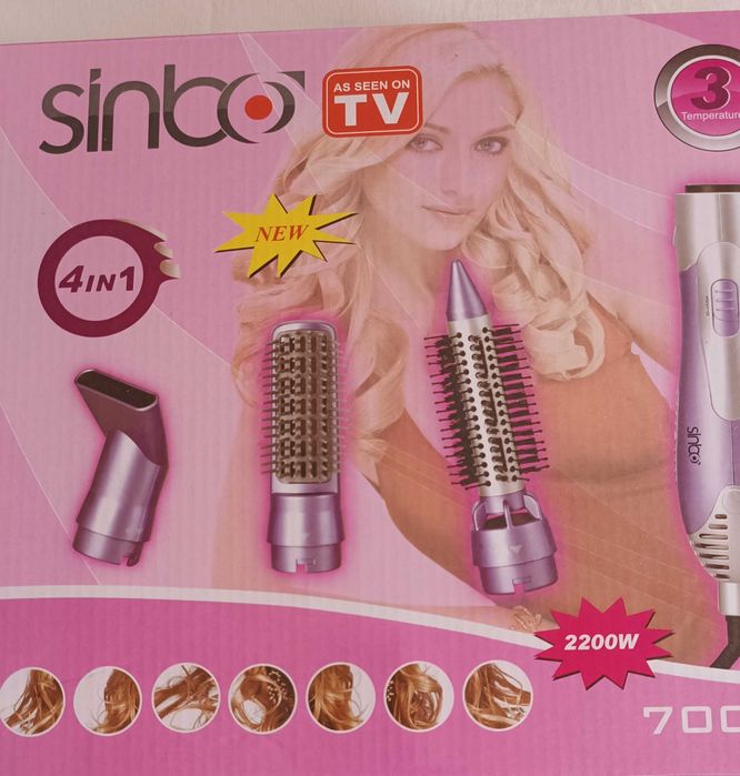 Фен щётка с насадками