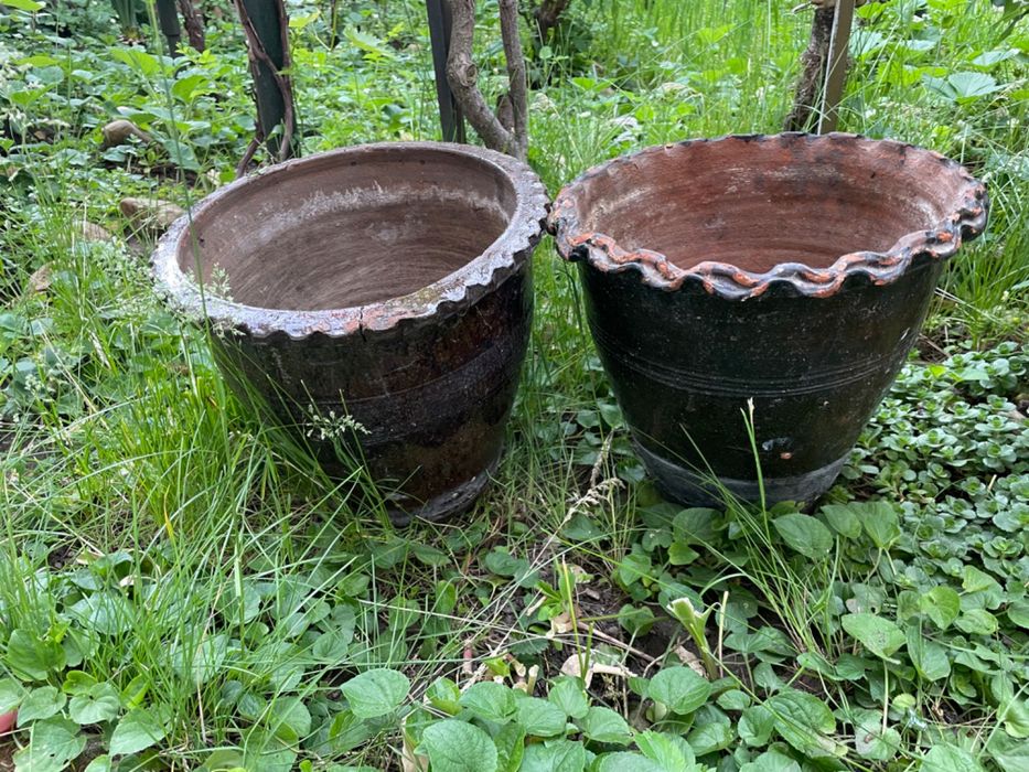 Саксии,Керемиди и вази..