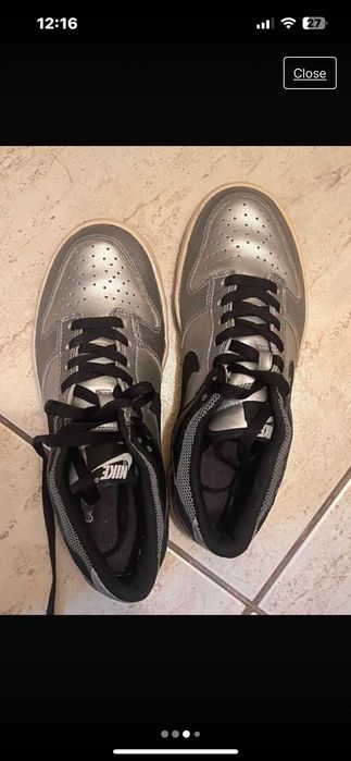 Nike Dunk low silver