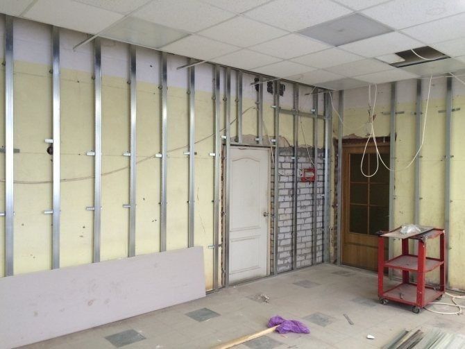 Гипсакардон перегородка. Стена. Монтаж. Демонтаж.