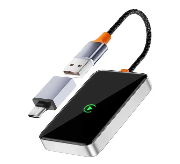 Беспроводной адаптер WIWU CarPlay USB (Wi-CP001) (серый)