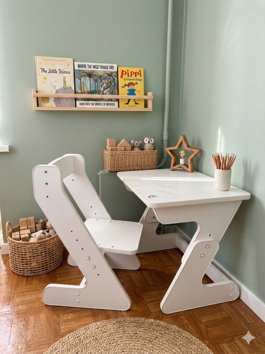 Растущий стол и стульчик