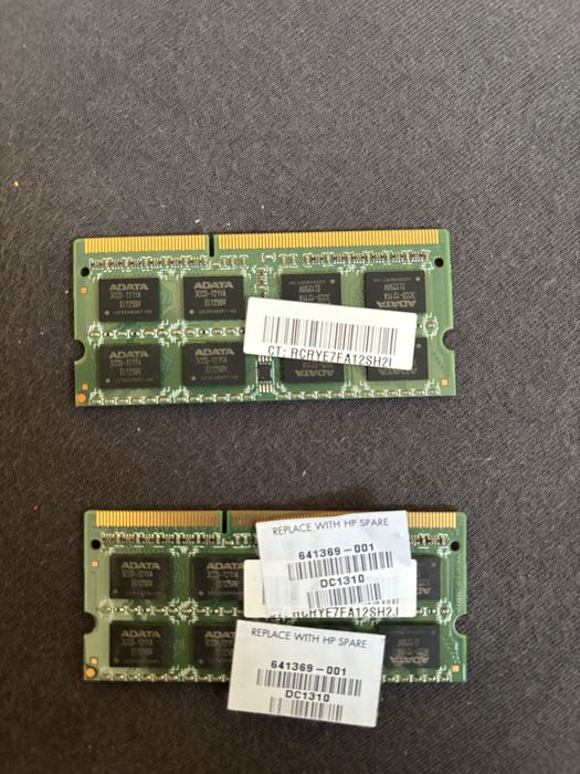 Vand 2 x 4gb Ran DDR3 pt laptop