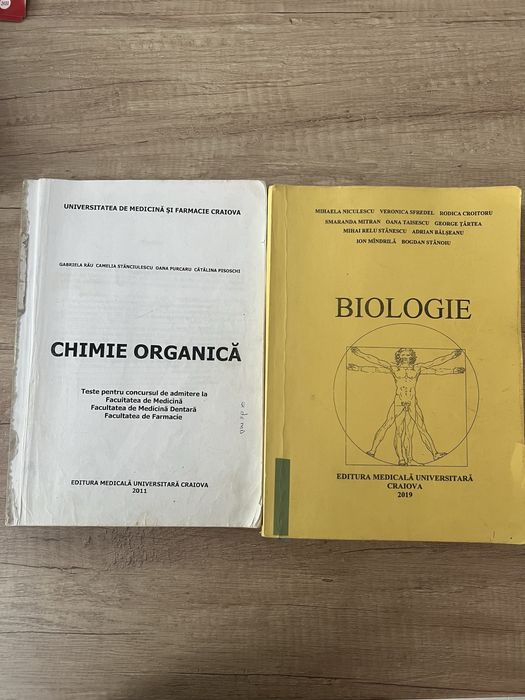 Carti admitere medicina chimie/biologie