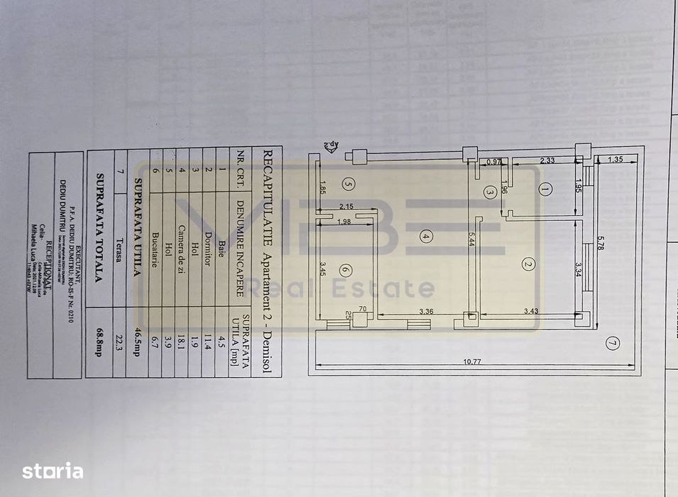 Popas Pacurari- spatiu birou 68.8 mp- parcare privata- Comision 0%