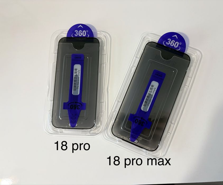 Folie privacy sticla iphone 18 pro/18 pro max